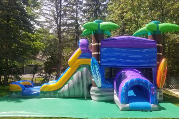 water slide bounce house